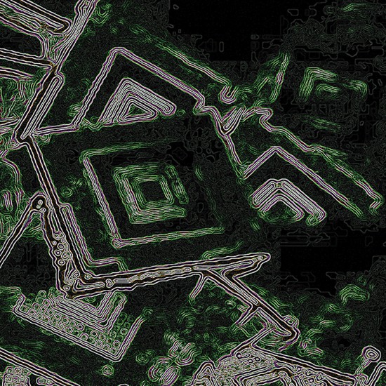 Biotechnological world | 49x49 cm
